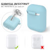 Picture of LELONG Compatible with AirPods Case Cover, Soft Silicone Protective Case Cover with Keychain Compatible with Apple AirPods 2nd 1st Charging Case Men Women [Front LED Visible] Turquoise