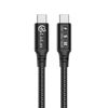 Picture of LisLax USB4 Thunderbolt 4 Cable[1M 3.3FT],USB C,Type C to Type C,240W Power Delivery,8K 60HZ Display,40Gbps,Compatible with Thunderbolt 3,MacBook Pro,Intel CPU,TS4 Docking,SSD Storage and More