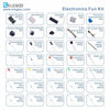 Picture of ELEGOO Electronic Fun Kit Bundle with Breadboard Cable Resistor, Capacitor, LED, Potentiometer total 235 Items for Arduino