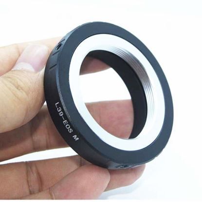 Picture of Compatible with for Leica L39 M39 39mm Mount Lens to & for Canon EOS M Mount Mirrorless Camera M1 M2 M3 M5 M6 M10 M50 M100 Camera