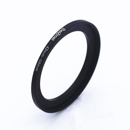 Picture of 43mm-58mm Step-Up Ringfor Filters Compatiable All Brands Ø43mm Lens to Ø58mm UV ND CPL Camera Filter.Made of CNC Machined.