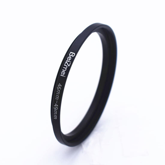 Picture of 46mm to 49mm Camera Filters Ring,Filters Ring Compatiable All Brands Ø46mm Lens to Ø49mm UV ND CPL Camera Filter.Made of CNC.