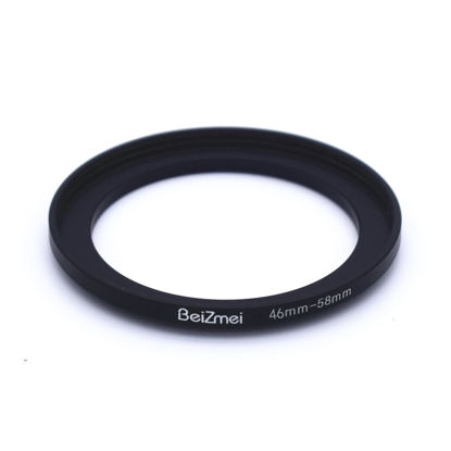 Picture of 46mm to 58mm Camera Filters Ring,Filters Ring Compatiable All Brands Ø46mm Lens to Ø58mm UV ND CPL Camera Filter.Made of CNC.