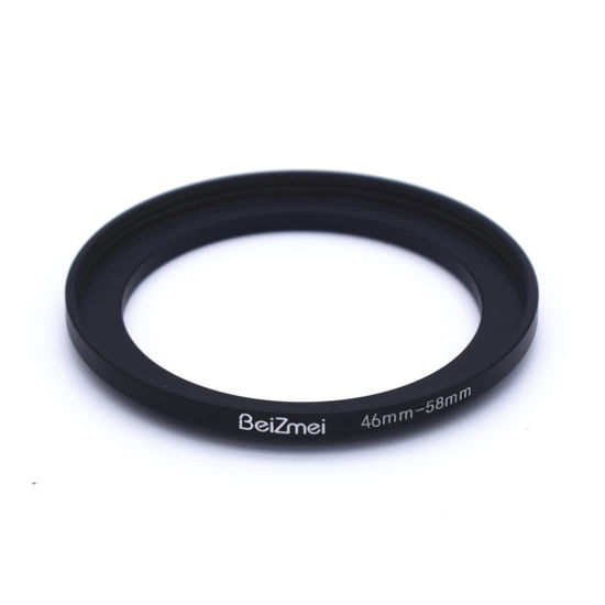 Picture of 46mm to 58mm Camera Filters Ring,Filters Ring Compatiable All Brands Ø46mm Lens to Ø58mm UV ND CPL Camera Filter.Made of CNC.