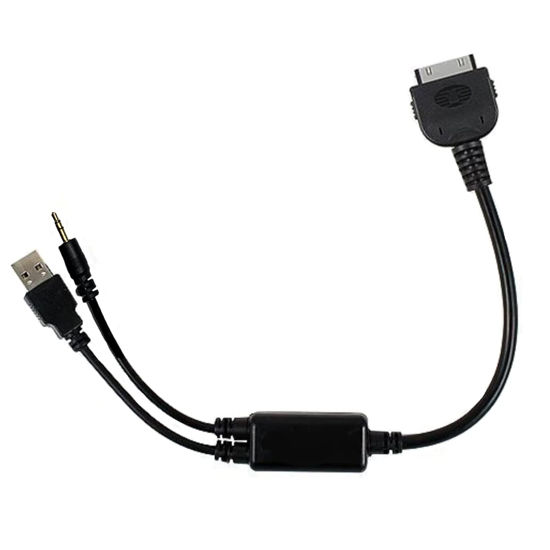 Picture of Car AUX Y Cable Compatible for BM-W Aux Music Interface To 3.5mm Male Jack & Adapter Cord for Pod