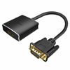 Picture of VGA to HDMI Adapter with Audio, PC VGA Source Output to TV/Monitor with HDMI Connector, Giveet 1080P Male VGA to Female HDMI Converter for Computer, Desktop, Laptop, PC, Monitor, Projector, HDTV