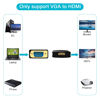 Picture of VGA to HDMI Adapter with Audio, PC VGA Source Output to TV/Monitor with HDMI Connector, Giveet 1080P Male VGA to Female HDMI Converter for Computer, Desktop, Laptop, PC, Monitor, Projector, HDTV