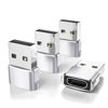 Picture of Elebase USB to USB C Adapter 4 Pack,Type C Female to USB A Male Charger Connector for Apple iPhone 12 13 14 15,iPad 8 8th 9 9th 10 10th Air 4th 5 5th Mini 6 Generation,Samsung Galaxy Z Flip Fold S23