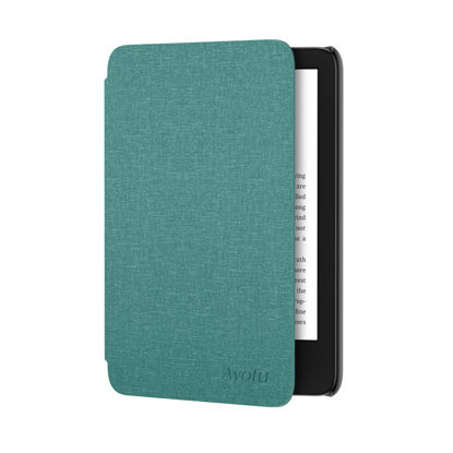 Picture of Ayotu Case for All-New Kindle 2022 Release, with Auto Sleep/Wake, Slim Lightweight Durable Cover, ONLY Fit 6 inch Basic Kindle 11th Generation 2022 Release, Mint Green