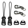 Picture of Camera Quick Release Strap QD Loops Clips Connectors Buckles Connect Adapter,Triangle Split Round Strap Lugs Rings Compatible with Leica Sony Fuji Canon Nikon Micro Single SLR DSLR Mirrorless Cameras