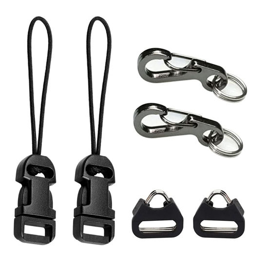 Titanium G Hook Quick Release Buckle for Cordage and Straps