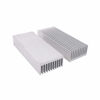 Picture of Awxlumv 2 Pcs Aluminum Chipset Heatsink 100 x 40 x 20MM/ 3.93 x 1.57x 0.79 inch Diffusion Cooling Fin Comb Heat Sink Cooler