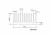 Picture of Awxlumv 2 Pcs Aluminum Chipset Heatsink 100 x 40 x 20MM/ 3.93 x 1.57x 0.79 inch Diffusion Cooling Fin Comb Heat Sink Cooler