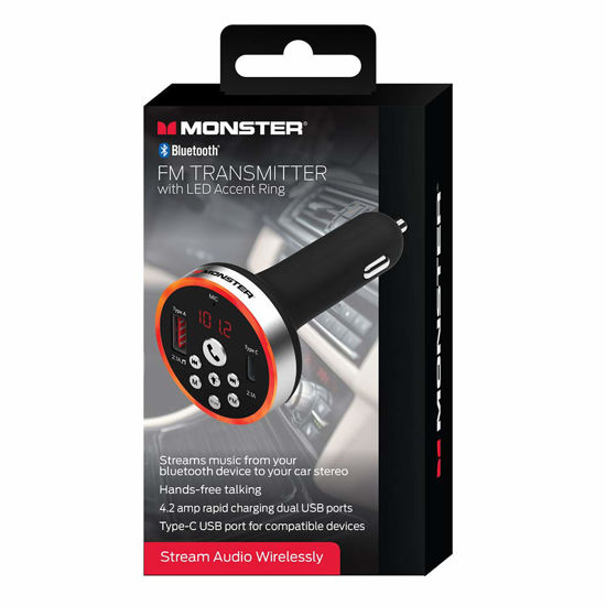 Picture of Monster Led Light Accent Bluetooth FM Transmitter