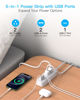 Picture of Cruise Essentials, USB C Travel Power Strip, Flat Plug Power Strip with 2 Outlets 3 USB Ports (1 USB C), 5ft Extension Cord Charging Station, Non Surge Protector for Cruise Ship, Travel, Home