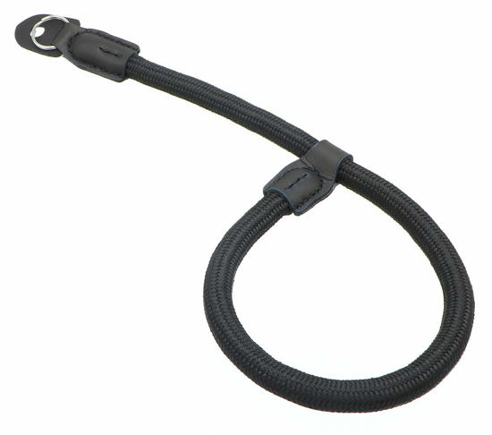 Picture of HITHUT Quick Release Camera Hand Strap Wrist Strap for SLR DSLR Digital Mirrorless Cameras Adjustable Climbing Rope Black