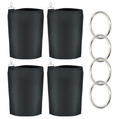 Picture of LINCO Sandbag Photography Weight Bag 4pcs with Hook Up and Metal Rings (Black)