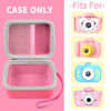 Picture of Camera Case Compatible with Seckton/for Desuccus/for OZMI/for GKTZ/for LC-dolida/for Gofunl/for Langwolf/for HANGRUI Kids Digital Camera, Kid Camcorder Storage Box for Cable Accessory, Pink