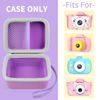 Picture of Camera Case for Seckton/for Desuccus/for OZMI/for GKTZ/for LC-dolida/for Gofunl/for Langwolf/for HANGRUI Kids Digital Camera, Kid Camcorder Storage Box Cable Accessory-Bag Only, Light Purple