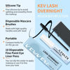 Picture of KevKev Overnight Lash Sealer Lash Cluster Seal Lash Sealant for DIY Eyelash Extensions Silicone Brush Cluster Lash Seal Extend Lash Wear Up to 14 Days Easy to Remove 7ml Black