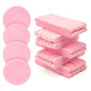 Picture of 120 Pcs Facial Sponge Compressed, Luxiv Face Cleansing Sponge Estheticians Compressed Makeup Facial Sponge Round Wash Face Sponges for Women Compress Exfoliating Removal Sponge (Pink)