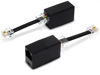 Picture of RetailAndBulk (2 Pack) Phone Jack to Ethernet Adapter RJ45 Female to RJ11 Male for Landline Telephone Service