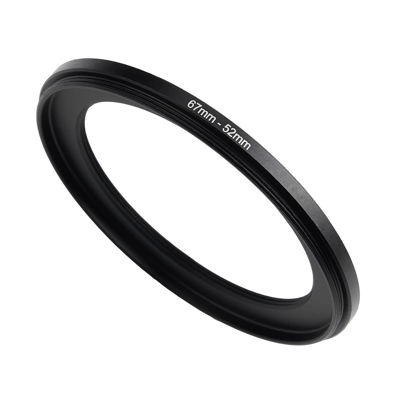 Picture of 67mm to 52mm Step Down Ring Filter Adapter Applicable to All Brands of UV ND CPL Filter (67mm-52mm)