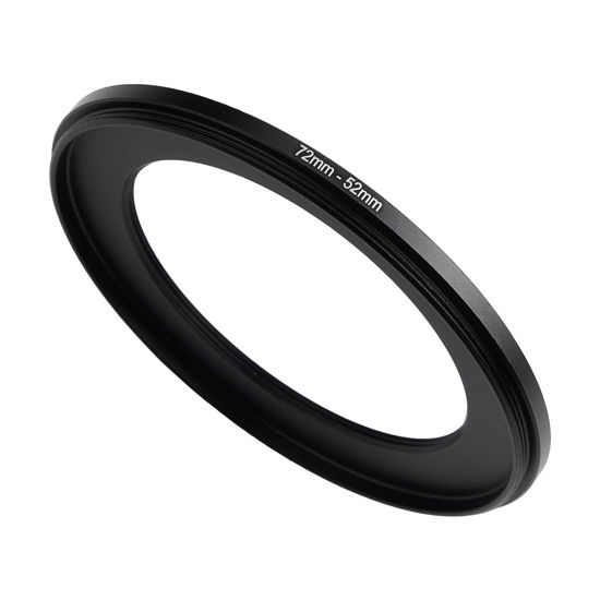 Picture of 77mm to 52mm Step Down Ring Filter Adapter Applicable to All Brands of UV ND CPL Filter (77mm-52mm)