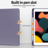 Picture of KenKe iPad 10.2 Case for iPad 9th Generation 2021 /iPad 8th Generation 2020 / iPad 7th Gen 2019 with Pencil Holder, Auto Sleep/Wake for Slim Soft Back Smart Cover, iPad 10.2 inch Case, Purple