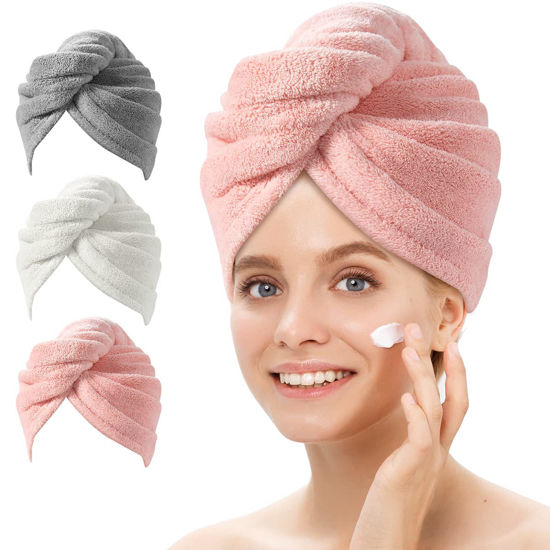 Microfiber towel hair discount wrap