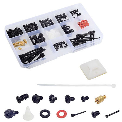 Picture of QTEATAK 272 PCS pc Basic Computer Standoffs Set & Screws Kit for Motherboard HDD Hard Drive, Case, Power Card, Graphics, Fan, Chassis, CD-ROM, ATX Case