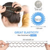 Picture of TIZZYT Spiral Hair Ties, No Crease Hair Elastics , Phone Cord Hair Ties, Ponytail Braid Holder For Women And Children, Suitable For Long Lasting Braids, Ponytails, Etc., 18 Pcs- Painless