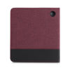 Picture of kwmobile Case Compatible with Kobo Sage - PU Leather and Canvas e-Reader Cover - Dark Red/Black