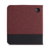 Picture of kwmobile Case Compatible with Kobo Libra 2 - PU Leather and Canvas e-Reader Cover - Dark Red/Black