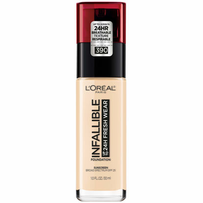 Picture of L’Oréal Paris Cosmetics Infallible 24 Hour Fresh Wear Foundation, Lightweight, Snow, 1 oz.