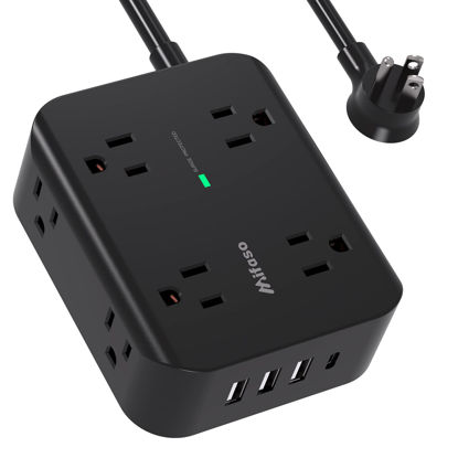 Powered USB Hub, Atolla USB 3.0 Hub 4 + 1 Data Transfer and Charging Multiport with 15W (5v/3a) Power Supply Adapter and 3.3ft Meter USB 3 Extension
