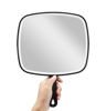 Picture of OMIRO Hand Mirror, Extra Large Black Handheld Mirror with Handle, 9" W x 12.4" L