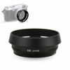 Picture of JJC Metal Lens Hood Shade Protector with 49mm Filter Adapter Ring for Fujifilm Fuji X100V X100F X100T X100S X100 X70 Replaces Fujifilm LH-X100 Lens Hood & AR-X100 Filter Adapter Ring/Black