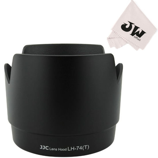 Picture of JJC Tulip Shape Lens Hood Shade Protector for Canon EF 70-200mm F4 L is USM & Canon EF 70-200mm F4 L USM Lenses, Replaces Canon ET-74 ET-74 Lens Hood (Not for 70-200mm F4 II / 70-200mm F2.8) - Black