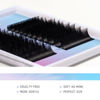 Picture of LANKIZ Large Tray Classic Eyelash Extensions Individual Lash Professional Black Semi-Permanent Individual Mink Lashes Supplies Lash Extensions (8-16mm Classic 0.15mm, D Curl - Black&Brown)