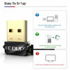 Picture of EDUP LOVE USB WiFi Adapter AC 650Mbps Nano Size Wireless Network Adapter for Desktop Laptop MacBook 2.4G/5.8GHz Wi-Fi Dongle Compatible with Windows 11/10/7/8/8.1/XP/Vista, Mac OS X 10.6-10.15