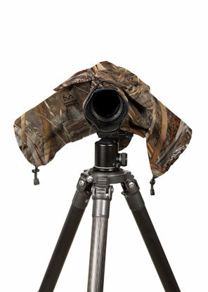 Picture of LensCoat Camouflage Camera Lens Rain Water Cover Sleeve Protection Raincoat 2 Standard, Realtree Max5 (lcrc2sm5)