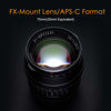 Picture of TTartisan 50mm F1.2 APS-C Large Aperture Manual Focus Fixed Lens Compatible with Fuji X-Mount Camera