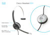 Picture of Cisco Headset 531, Wired Single On-Ear Quick Disconnect Headset with RJ-9 Cable, Charcoal, 2-Year Limited Liability Warranty (CP-HS-W-531-RJ=)