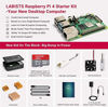 Picture of LABISTS Raspberry Pi 4 Model B 4GB RAM Complete Starter PRO Kit with 64GB Micro SD Card Gift for Teaching and Programming Learning