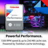 Picture of Toshiba X300 6TB Performance & Gaming 3.5-Inch Internal Hard Drive - CMR SATA 6 GB/s 7200 RPM 256 MB Cache - HDWR460XZSTA