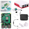 Picture of Vilros Basic Starter Kit for Raspberry Pi 4 Model B with Official Raspberry Pi Accessories-Includes: Raspberry Pi 4 Board, Official Raspberry Pi Case, Case Fan, Power Supply and More (2GB, Red/White)