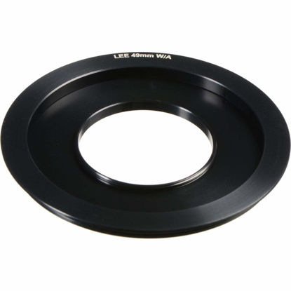 Picture of Lee Filters 49mm Lens Thread to Lee 100 Wide Angle Filter Holder Adaptor Ring