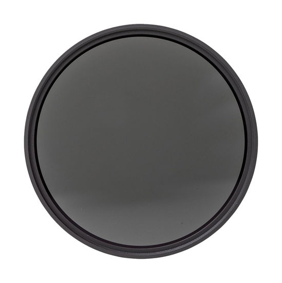 Picture of Heliopan 60mm Neutral Density 8x (0.9) Filter (706037) with specialty Schott glass in floating brass ring