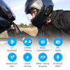 Picture of EJEAS Q2 Motorcycle Helmet Bluetooth Intercom, Motorcycle Bluetooth 5.1 Headset with Stereo Sound Effect and Quick Pairing Function for 2 Riders Talk at The Same Time Within 800M (2 Pack)